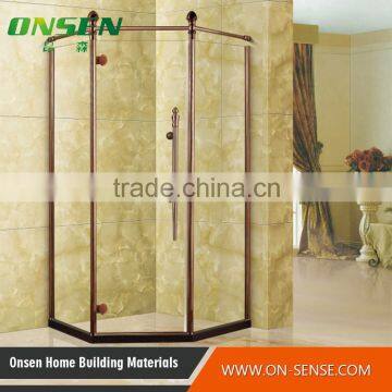 prefabricated shower enclosure classic style stainless steel shower enclosure for hotel bathroom