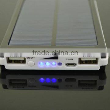 CE RHOS FCC 2014 New Fashion Solar Power Portable Solar Charger Fast Mobile Charger 5000mah photo-6