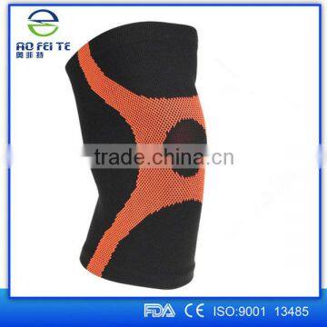 Aofeite elastic knitting sports basketball knee protector brace