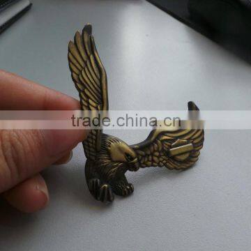 Antique Brass Metal Eagle,metal Hawk Souvenir,decorative Metal Eagles Emblem photo-3
