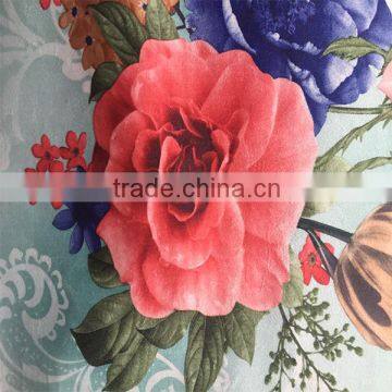 Polyester Wholesale Factory Direct Soft Printed Pattern Velvet Furniture Fabric on