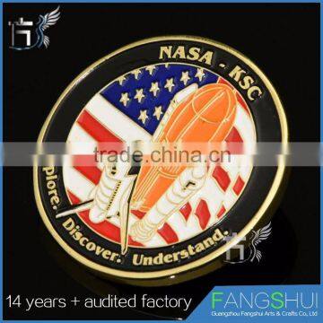 Customized Police Challenge Coin 24k Gold Coin Pendant Low Price Wholesale photo-4