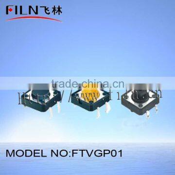 FTVGP01 12mm touch button tactile switch