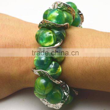 large resin beads bracelets for female bulk price