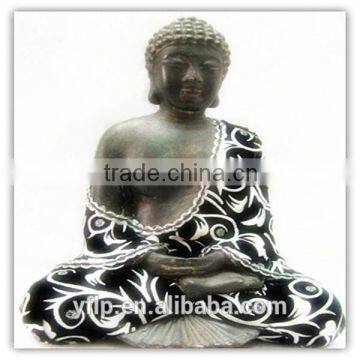 Resin Sitting and Closing Eyes Hindu God Craft for Home Decoration