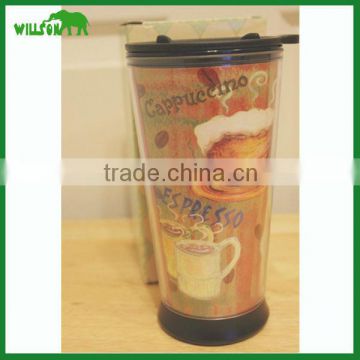 16oz Double Wall Travelling Mug with Sip-on Lids