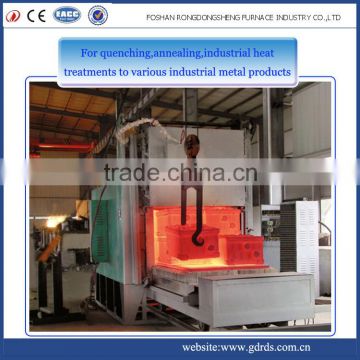 Large production car-bottom type tempering heating treatment furnace for industry