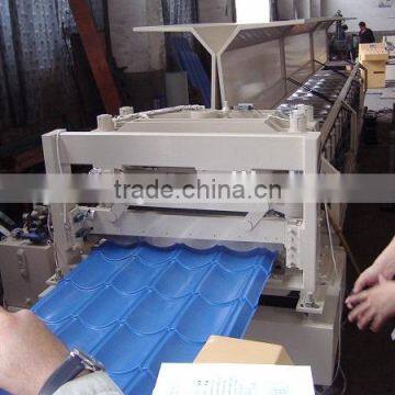 High Quality Colored Steel Plate Roll Forming Machine photo-1