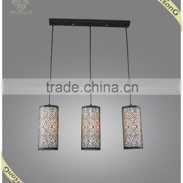 2015 new arrival black glass shades antique glass hanging lamp pendant light fixture