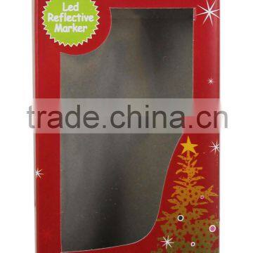 PET Window Boxes+LED Reflective Marker Packing Box