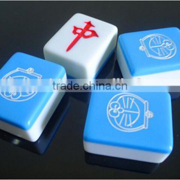 Mahjong with custom logo lase logo mahjong free logo