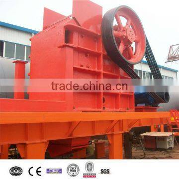 PE Series Stone Ore Mobile Jaw Crusher