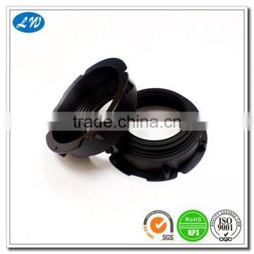 CNC Precision high demand SLR camera parts digital camera lens spare parts aluminum black anodizing