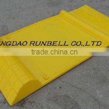 yellow plastic parking mat for car TS550