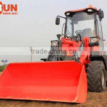 Qingdao Everun ER20 Front Loader Type Compact Wheel Loader With Wooden Forks photo-2