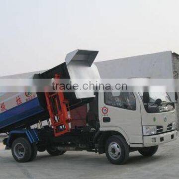 5m3 big city garbage trucks,garbage collector truck,side lift garbage truck