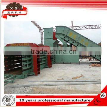 Hydraulic full-automatic horizontal baler machine for Eucalyptus leather,cardboard baling press machine YW2-150T