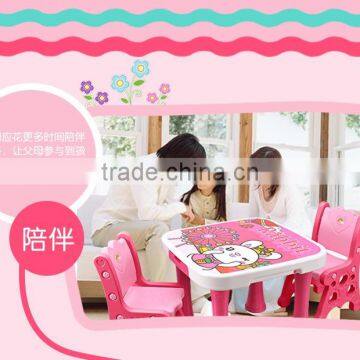 Plastic Blow Molded Plastic Children Table and Chairs Mould Manufacturer photo-2