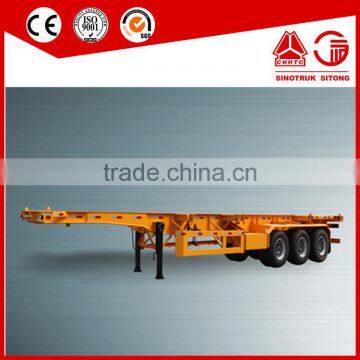 3 Axle Skeleton 40ft Container Trailer Price
