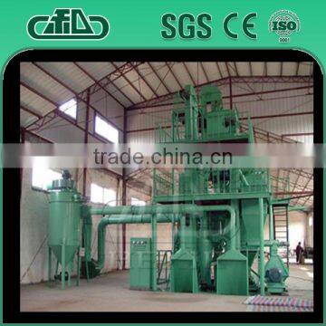 Double roller crusher for pig feed/feed production plant