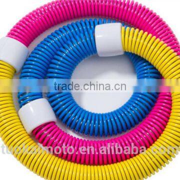 Fitness Equipment hula hoop/wholesale popular use massage hula hoop/spring soft hula hoop