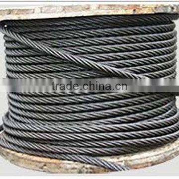 China 6x31WS Ungalvanized Steel Wire Rope