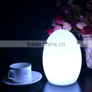Egg Shape Rechargeable Battery LED Table Lamp