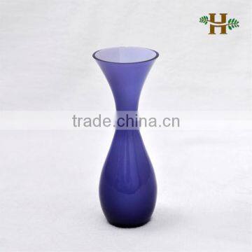 Small Lavender Color Flared Opening Glass Vase