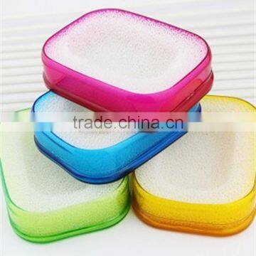 N204 Candy-colored Beautiful Travel Plastic Soap Box photo-3