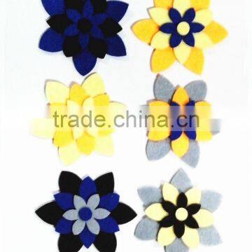 Flower Felt Stickers, Flower Peel off Sticker, Flower Wall Sticker photo-2