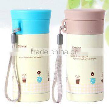 Supply Creative fashion portable stainless steel thermos cup / cold reserving cup (250ml)
