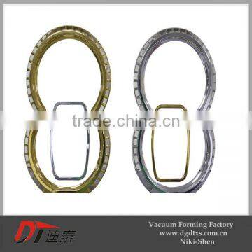 Electroplate Gold and Silver ABS Thermoformed Game Outline photo-3