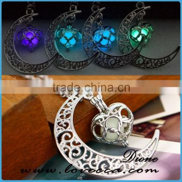 Necklace fashion accessories luminous moon necklace for party