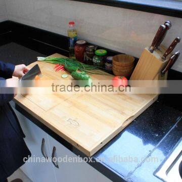 2015 New Products Eco-friendly Solid Natural Wood Cutting Bread Fruit Board Chopping Blocks