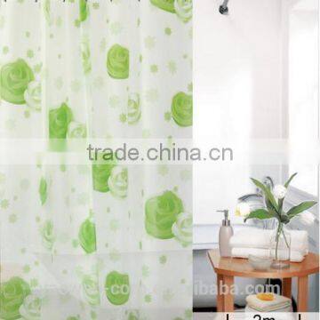 Printed PVC Curtain Shower Curtain photo-2