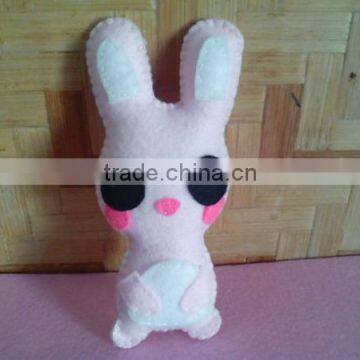 2017 Hot new bestselling product wholesale alibaba felt plush Cute pink bunny doll small plushies toy made in China