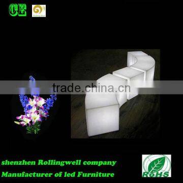 Modern Outdoor LED Lit Furniture Made of Plastic Material photo-6