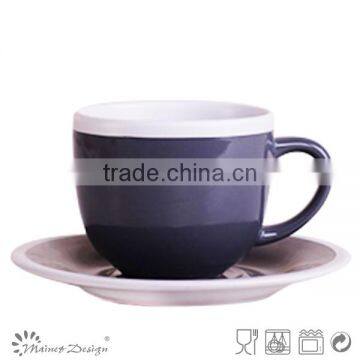 Cup Saucer Handpainting Top Sale Colour Band photo-3