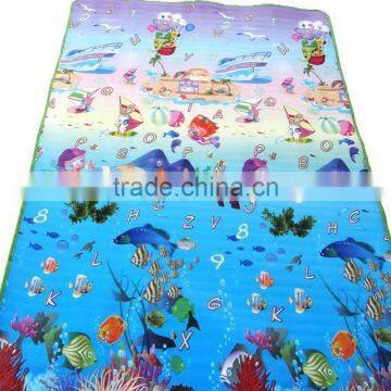 Factory direct custom wholesale brand pe crawling mat double-sided color film printing kids pe crawling mat