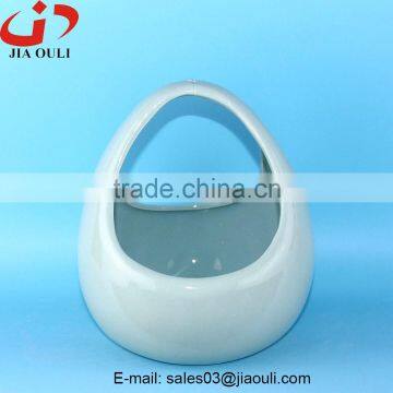 New Design EASTER Decoration Ceramic Egg Basket photo-2