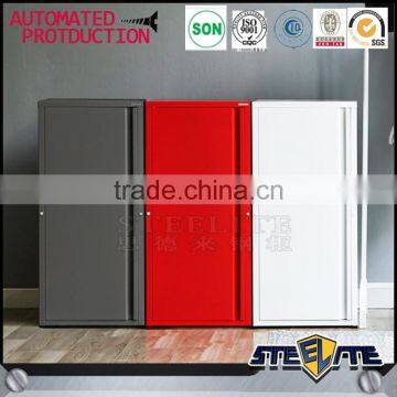 Red Color Steel Clothes Storage Cabinet Baby Cupboard Designs photo-6
