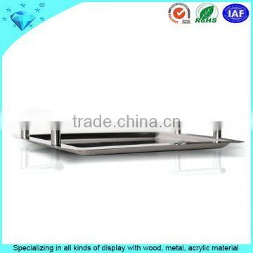 New Design Serving Trays Stainless Steel Trays With Belt 2 Handles photo-4