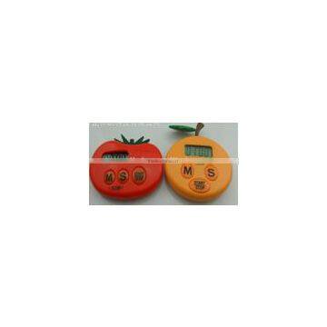 New Design ABS Plastic Digital Kitchen Timer Mini LCD With Magnet photo-3
