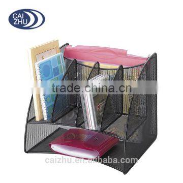 Office Steel Mesh Desktop Corner Rack Organizer photo-3