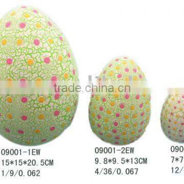 Ceramic easter egg set of 3