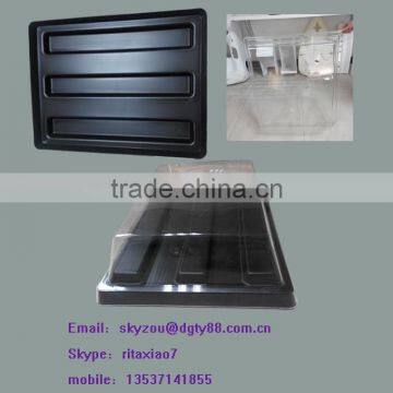 Vacuum Forming Thick Blister Clear Plastic Cover/clamshell PVC Tray photo-2