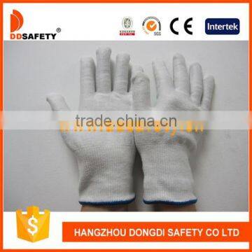 DDSAFETY 10 Gauge 100% White Aramid Fiber Knitted Cut Resistant Safety Glove