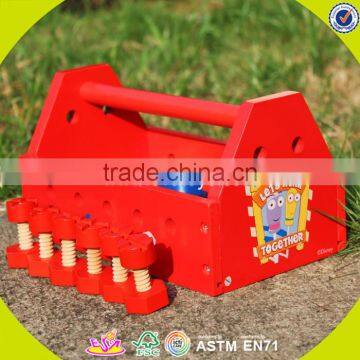 2017 Wholesale Kids Wooden Toy Tool Set Diy Baby Wooden Toy Tool Set New Design Children Wooden Toy Tool Set W03D035 photo-5