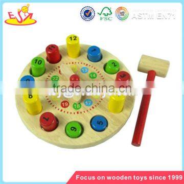 Wholesale most popular wooden hammer game toy interesting kids wooden hammer knocking game toy W11G012