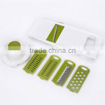 Fashional Directly Sale Top Quality PP and Stainless Steel Material 7-piece Multifunctional Peeler and Grater